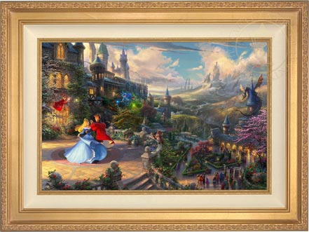 Sleeping Beauty Dancing in the Enchanted Light, by Thomas Kinkade Studios