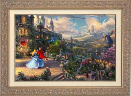 Sleeping Beauty Dancing in the Enchanted Light, by Thomas Kinkade Studios
