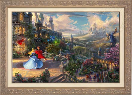 Sleeping Beauty Dancing in the Enchanted Light, by Thomas Kinkade Studios