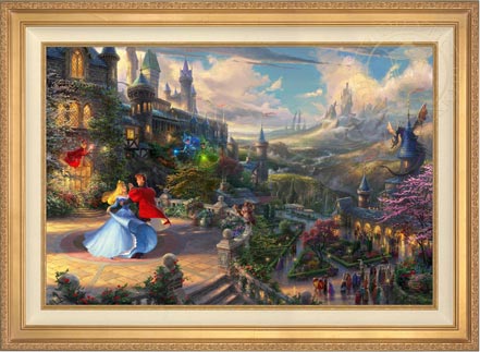 Sleeping Beauty Dancing in the Enchanted Light, by Thomas Kinkade Studios