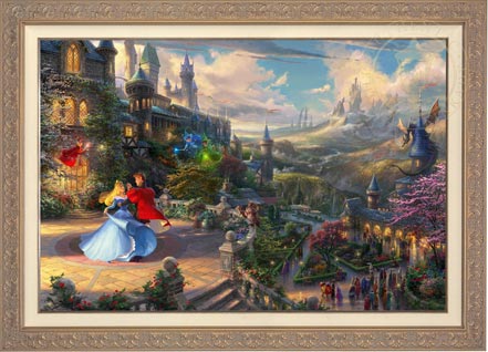 Sleeping Beauty Dancing in the Enchanted Light, by Thomas Kinkade Studios