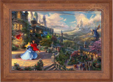 Sleeping Beauty Dancing in the Enchanted Light, by Thomas Kinkade Studios