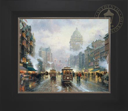 San Francisco, Market Street, by Thomas Kinkade
