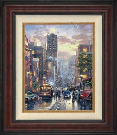 San Francisco, Powell Street, by Thomas Kinkade