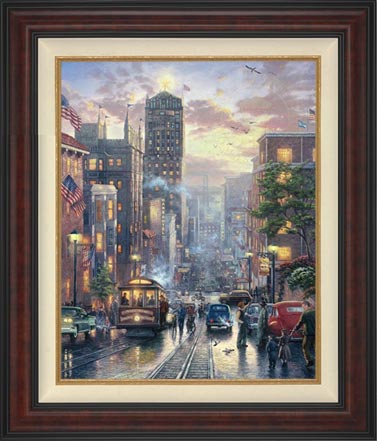 San Francisco, Powell Street, by Thomas Kinkade