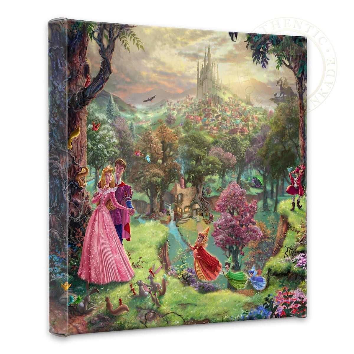 Sleeping Beauty - 14" x 14" Gallery Wrapped Canvas