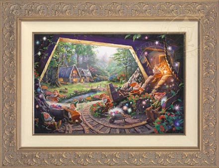 Snow White and the Seven Dwarfs, by Thomas Kinkade Studios
