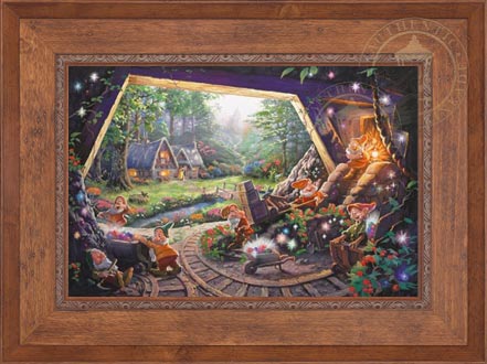 Snow White and the Seven Dwarfs, by Thomas Kinkade Studios