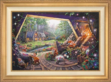 Snow White and the Seven Dwarfs, by Thomas Kinkade Studios