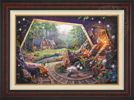 Snow White and the Seven Dwarfs, by Thomas Kinkade Studios