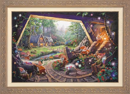 Snow White and the Seven Dwarfs, by Thomas Kinkade Studios