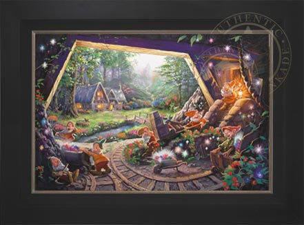 Snow White and the Seven Dwarfs, by Thomas Kinkade Studios