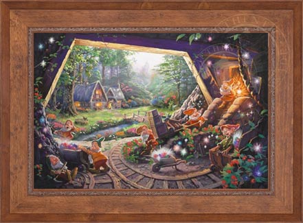 Snow White and the Seven Dwarfs, by Thomas Kinkade Studios