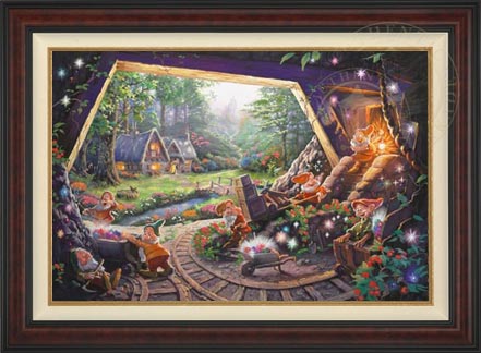 Snow White and the Seven Dwarfs, by Thomas Kinkade Studios