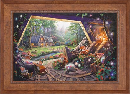 Snow White and the Seven Dwarfs, by Thomas Kinkade Studios