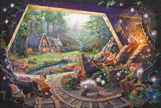 Kinkade-Snow White and the Seven dwarfs