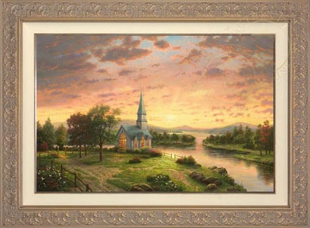 Sunrise Chapel, by Thomas Kinkade