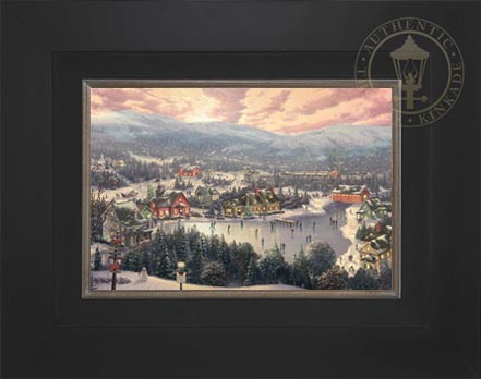 Sunset on Snowflake Lake, by Thomas Kinkade Studios