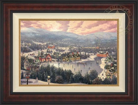 Sunset on Snowflake Lake, by Thomas Kinkade Studios