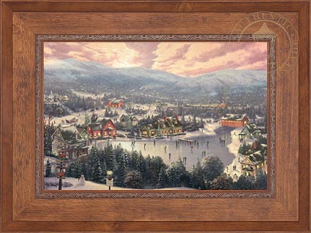 Sunset on Snowflake Lake, by Thomas Kinkade Studios
