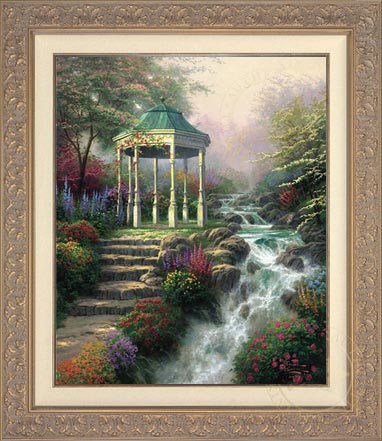 Sweetheart Gazebo, by Thomas Kinkade
