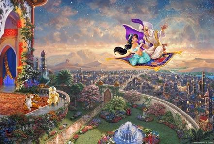 thomas kinkade aladdin