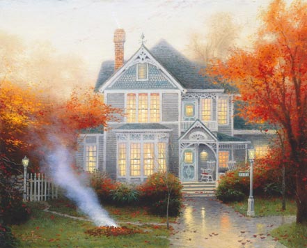 thomas kinkade amber afternoon
