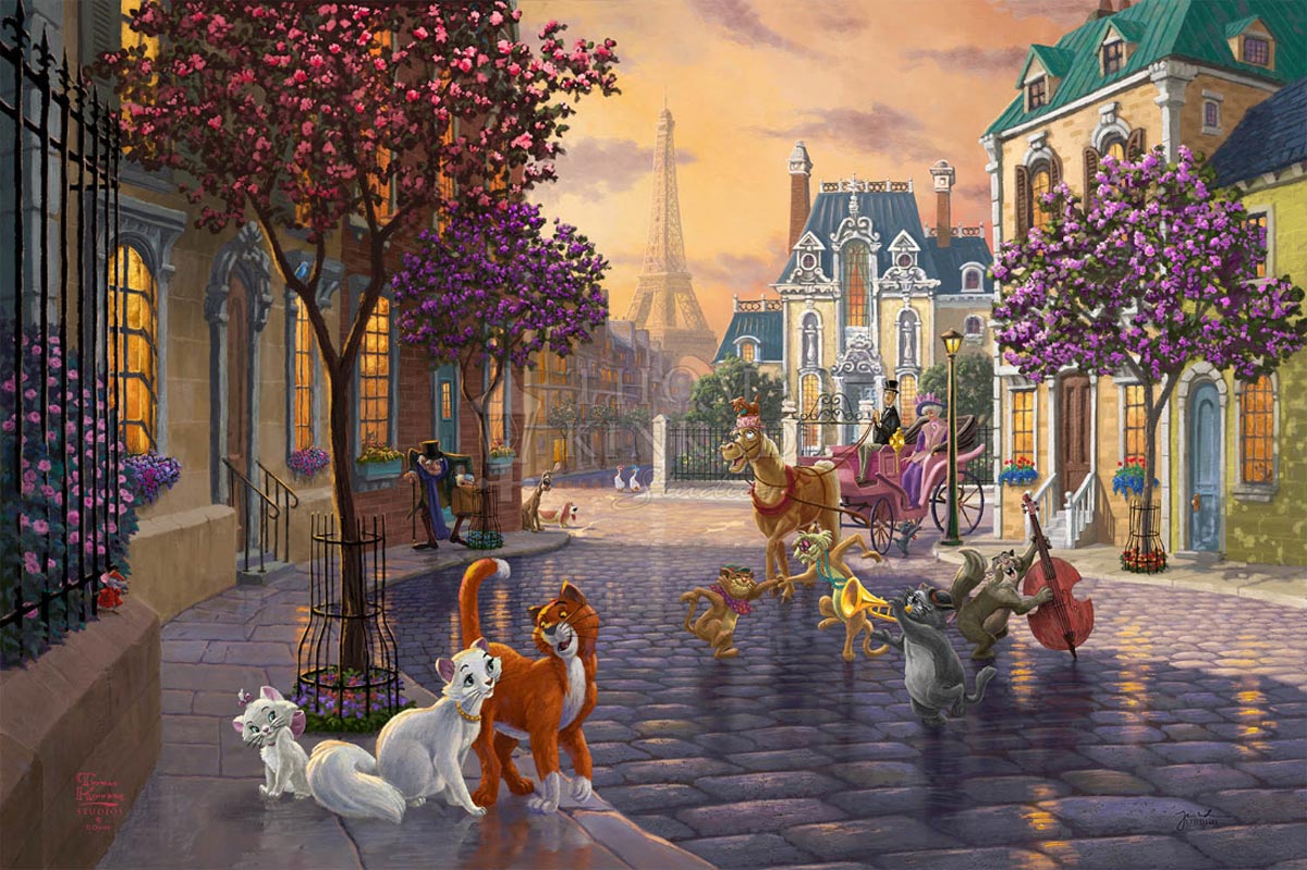 thomas kinkade the aristocats