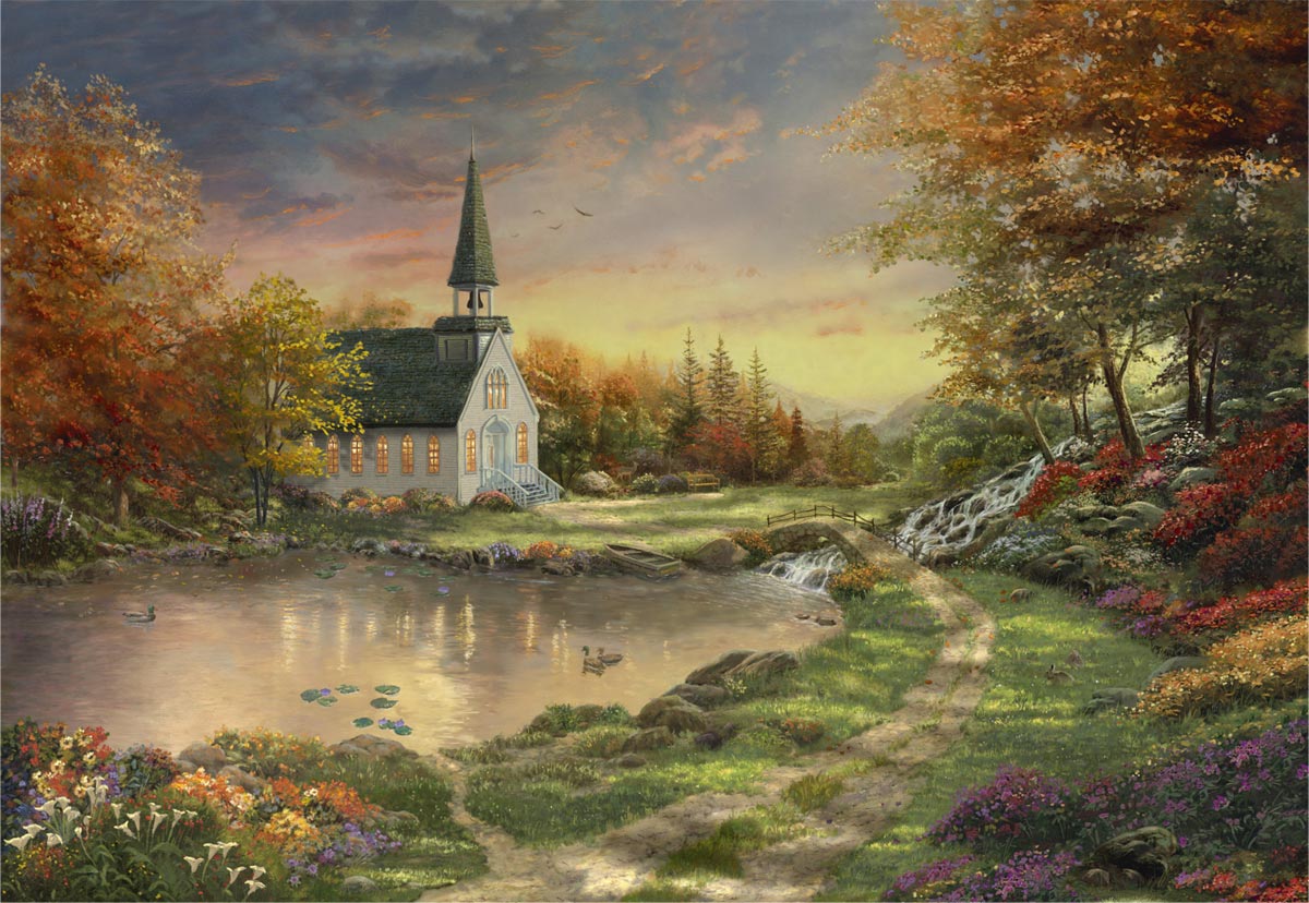 thomas kinkade chapel of reflection