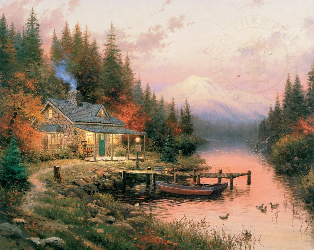 thomas kinkade end of a perfect day