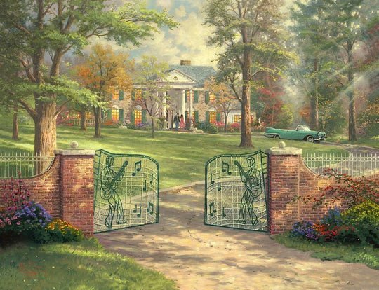 thomas kinkade graceland 50th anniversary