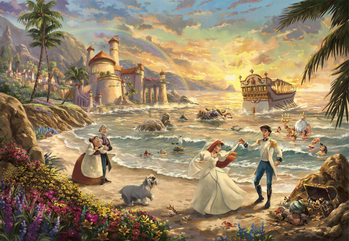 thomas kinkade little mermaid celebration of love