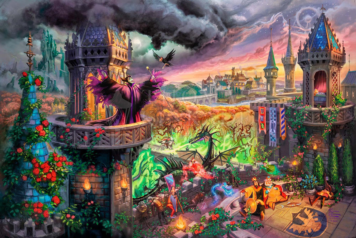 thomas kinkade maleficent