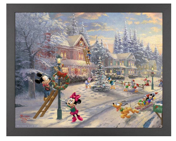 Mickey's Victorian Christmas - 11" x 14" Art Print
