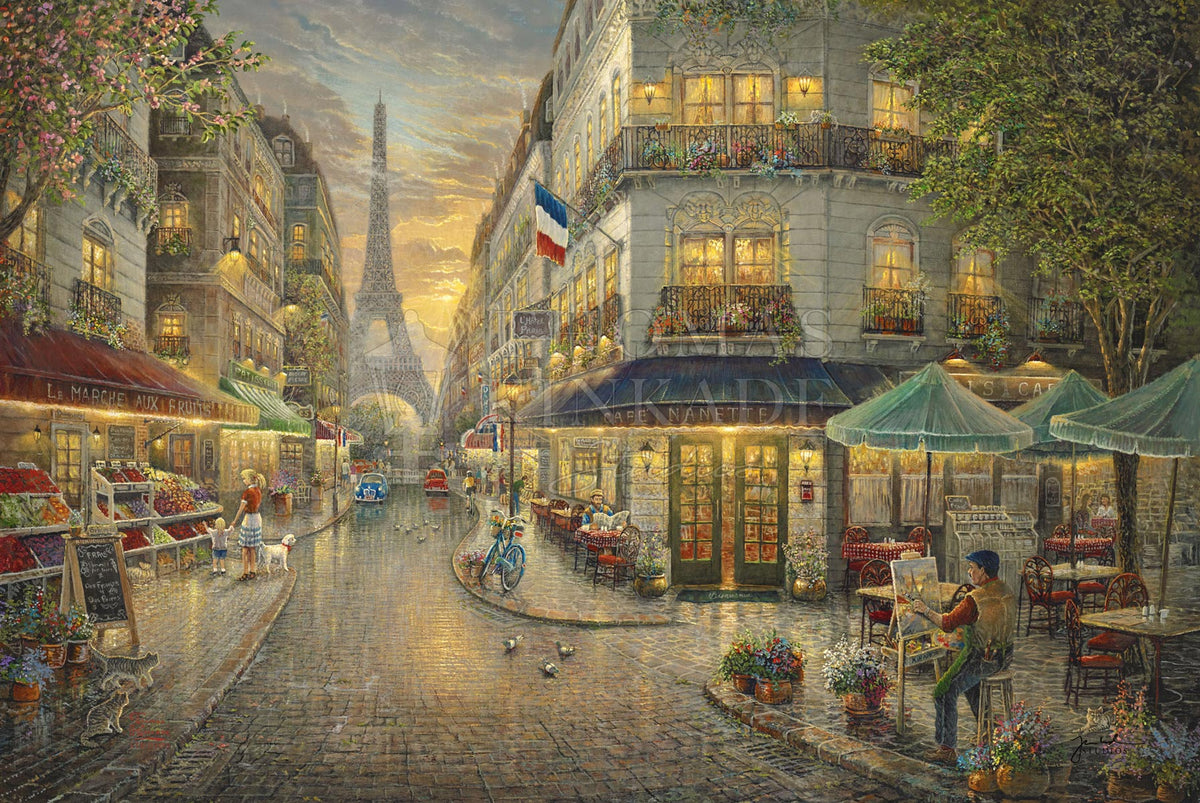 thomas kinkade paris cafe