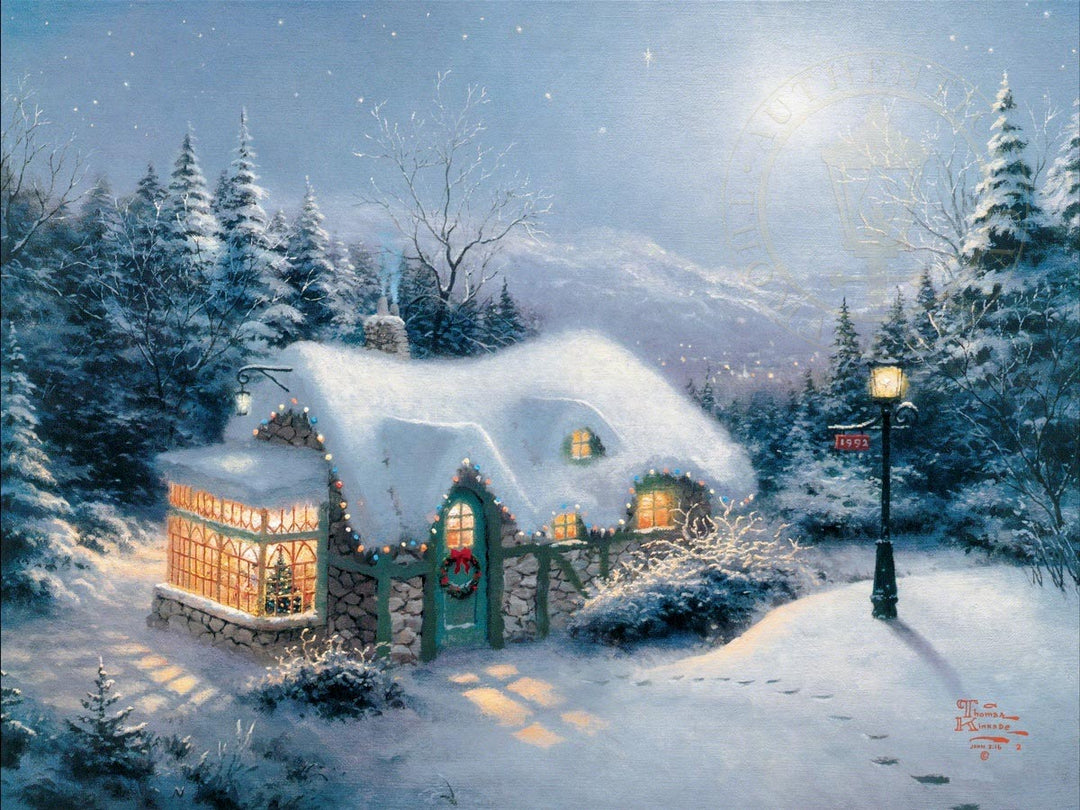 thomas kinkade silent night