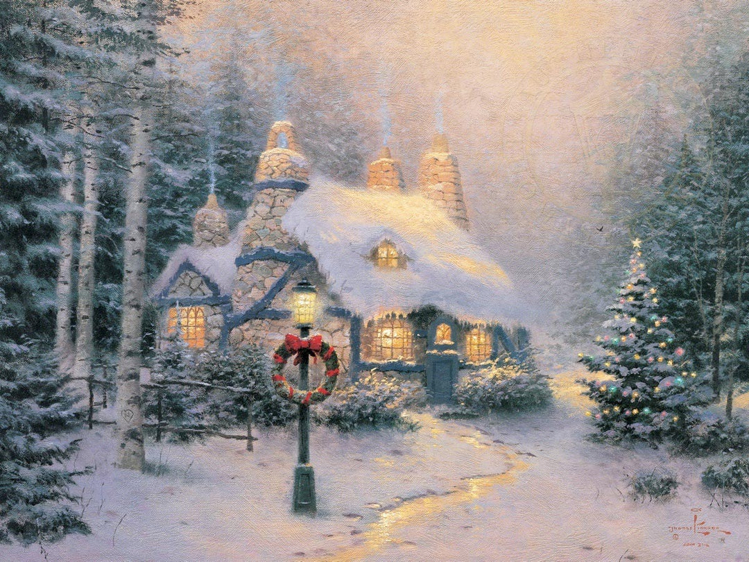 thomas kinkade stonehearth hutch