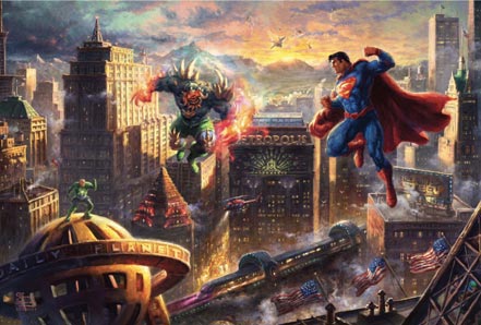 thomas kinkade superman man of steel