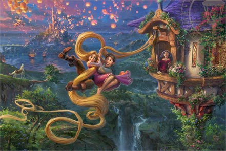 thomas kinkade tangled up in love