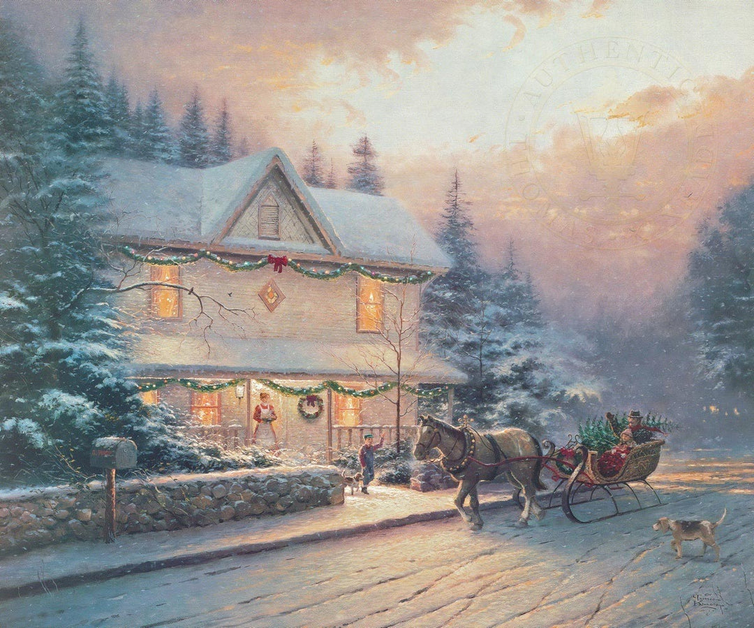 thomas kinkade victorian christmas iv