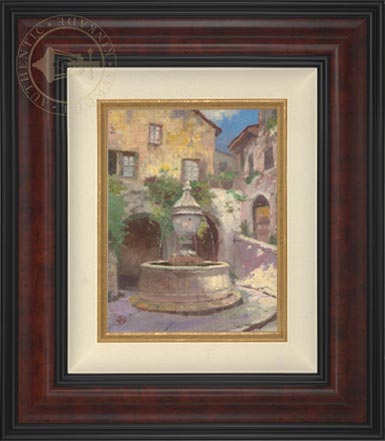 Tuscan Village Fountain, by Thomas Kinkade