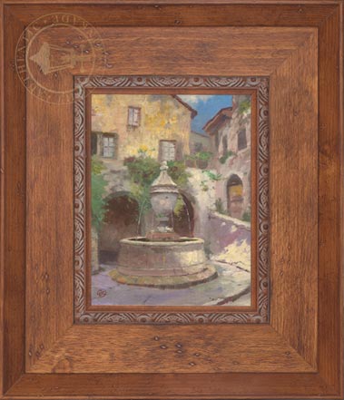 Tuscan Village Fountain, by Thomas Kinkade