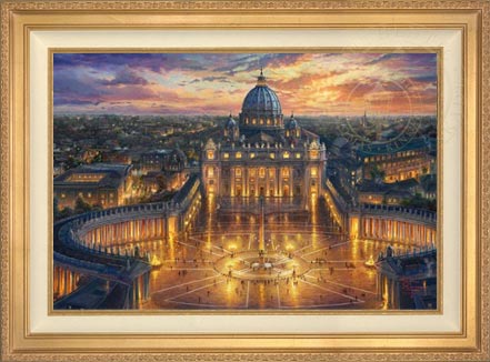 Vatican Sunset - Limited Edition Art, by Thomas Kinkade Studios
