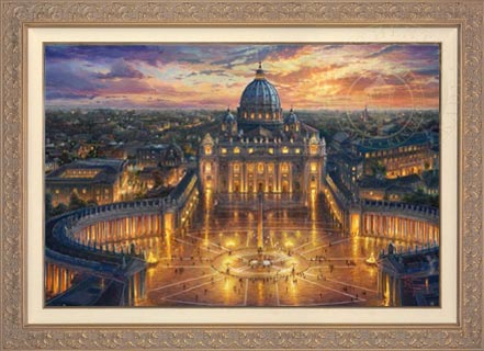 Vatican Sunset - Limited Edition Art, by Thomas Kinkade Studios