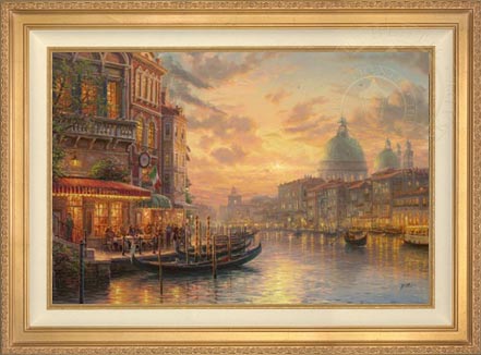 Venetian Café, by Thomas Kinkade Studios