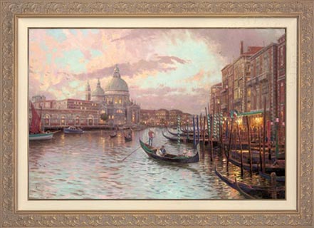 Venice, Sunset on the Grand Canal, by Thomas Kinkade