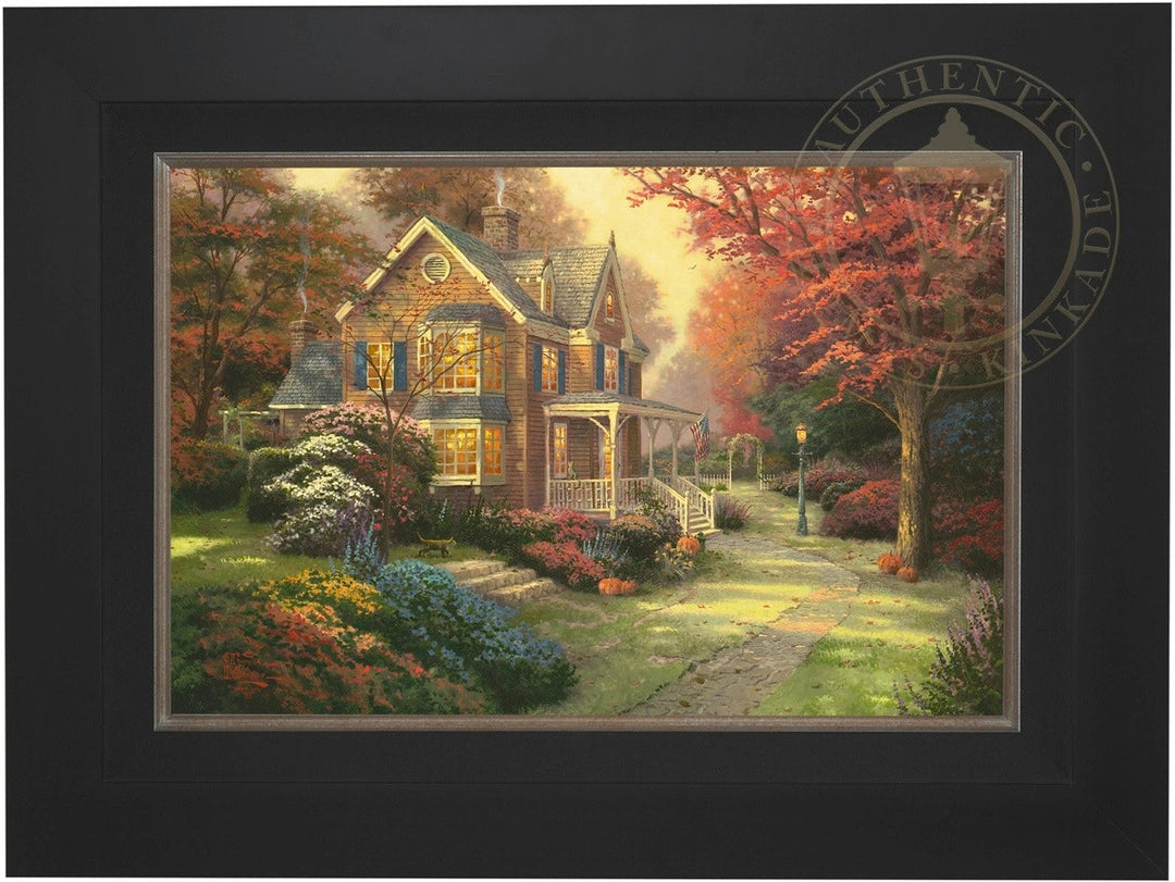 Victorian Autumn, by Thomas Kinkade