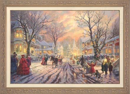 Victorian Christmas Carol, A, by Thomas Kinkade