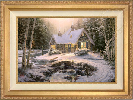 Winter Light Cottage, by Thomas Kinkade Studios
