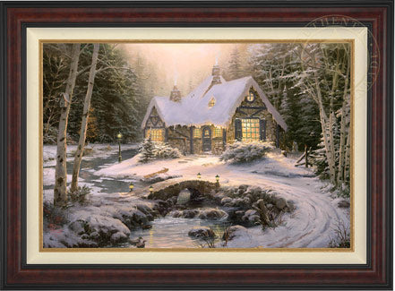 Winter Light Cottage, by Thomas Kinkade Studios